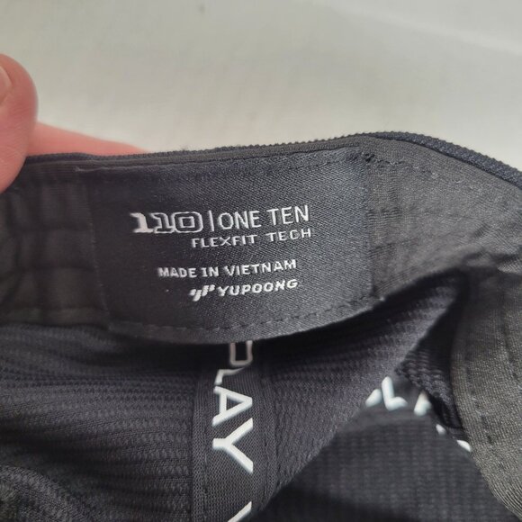 Ping Putter Black Unstructured Flexfit Tech One Ten Snapback Adjustable Golf Hat - Picture 7 of 8